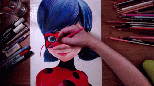 Lady Bug Sketch Tuesday GIF