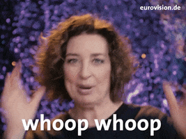 Lady Celebrating Doing Whoop Whoop Dance GIF