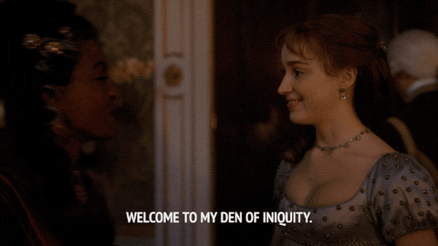Lady Danbury Welcomes Daphne Bridgerton GIF