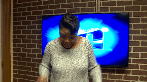 Lady Dancing Running Man Thumping Feet GIF