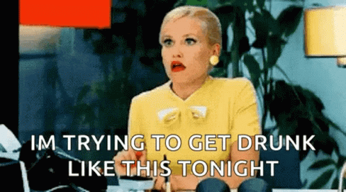 Lady Drunk Fell Tonight Meme GIF