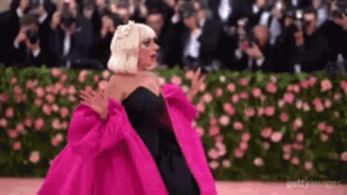 Lady Gaga Dancing at Met Gala