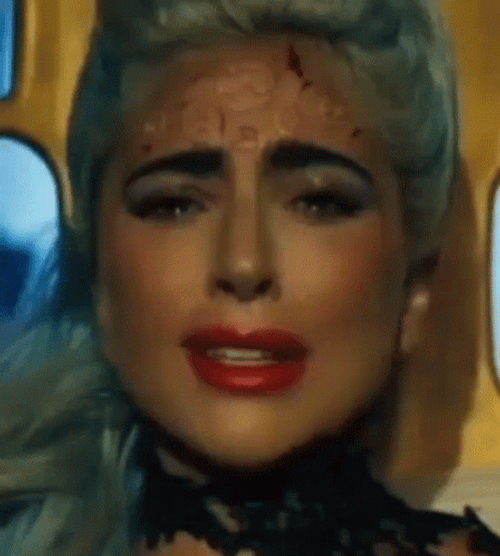 Lady Gaga Face Turning To Monster GIF