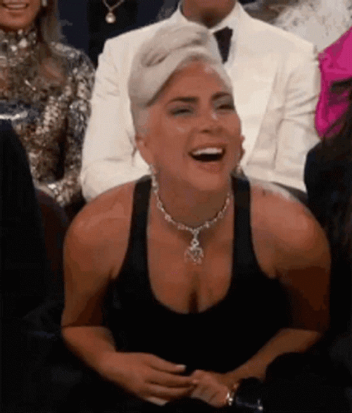 Lady Gaga Flying Kiss GIF