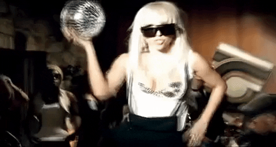 Lady Gaga Just Dance Music Video GIF 