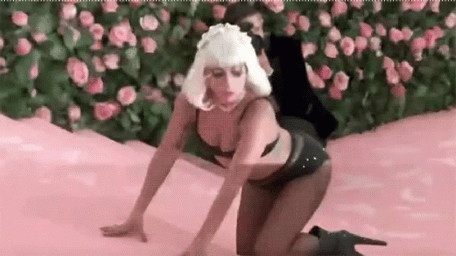 Lady Gaga Met Gala 2019 GIF