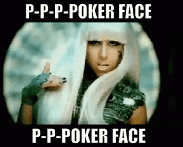 Lady Gaga Poker Face GIF