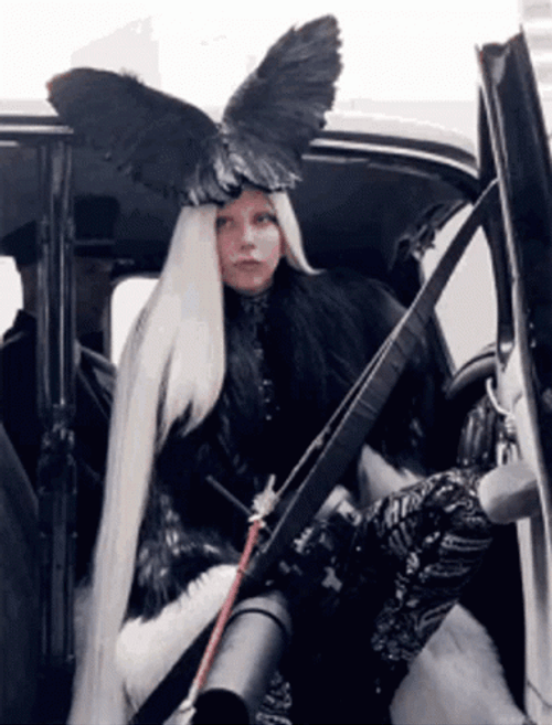 Lady Gaga Up In The Chopper GIF