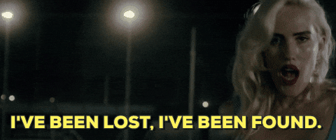 Lady Gaga We Aint Found Coz We're Lost GIF