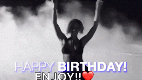 Lady Happy Birthday Dancing All Night Long GIF