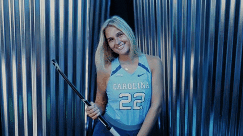 Lady Hockey Player Jersey 22 GIF