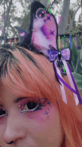 Lady In Moo Ears GIF