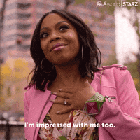 Lady Is Proud Of Herself GIF