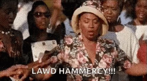 Lady Pass Out Lawd Hammercy GIF