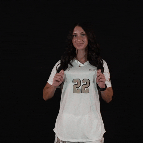 Lady Player Flexing White Jersey 22 GIF