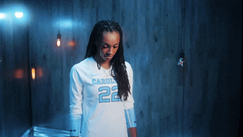 Lady Player Number 22 Muscle Flexed GIF