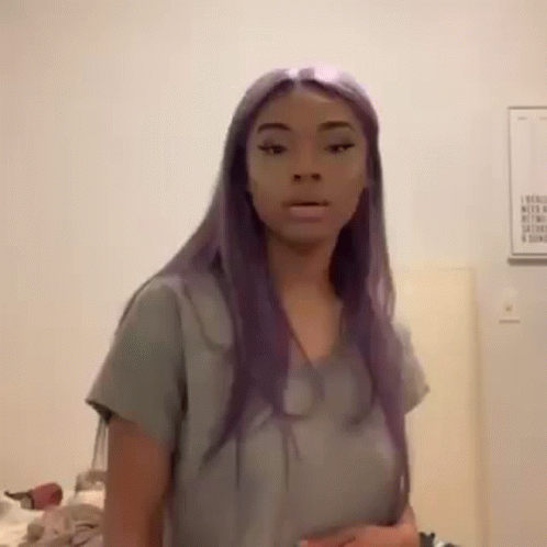 Lady's Speechless Stare Response GIF