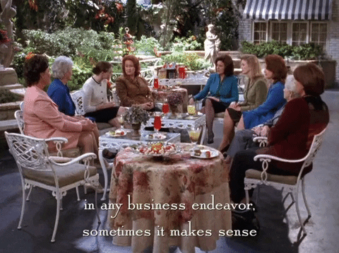 Lady's Tea Meeting For Business Endeavor GIF