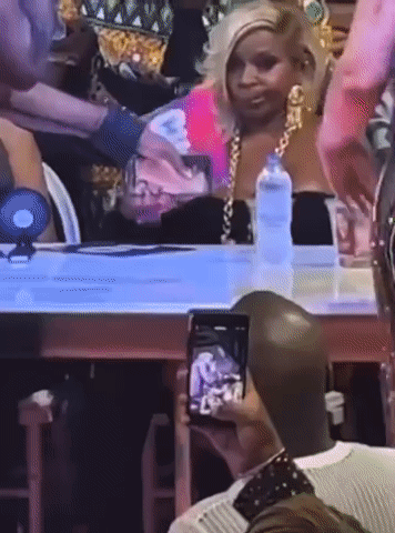 Lady Says Chop On The Card GIF