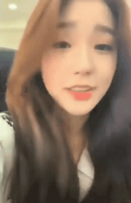 Lady Shaking Head No No GIF