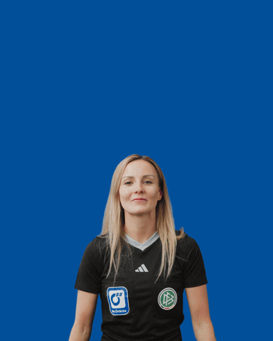 Lady Showing 7 Digital Scoreboard GIF