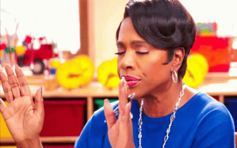 Lady Silently Pray GIF