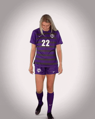 Lady Soccer Player Number 22 GIF