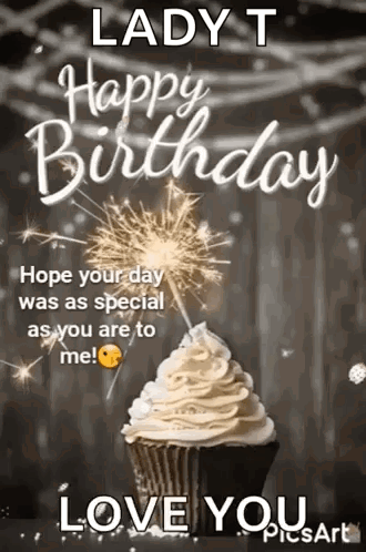 Lady T Happy Birthday Hope Your Day Was Special Love You GIF