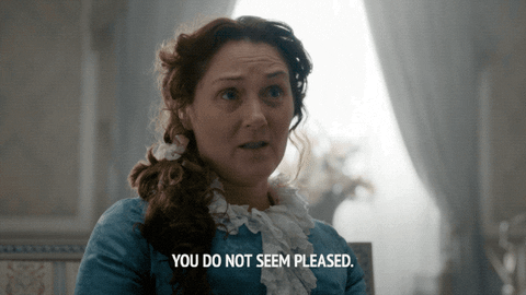 Lady Violet Bridgerton You're Unhappy GIF