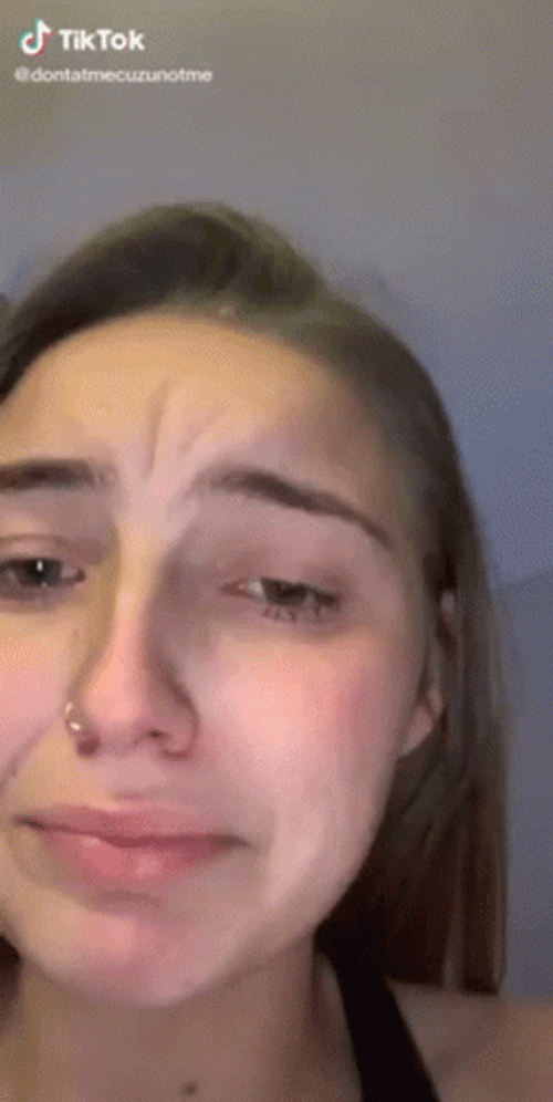  Lady Wipes Tears With Ferret Meme GIF