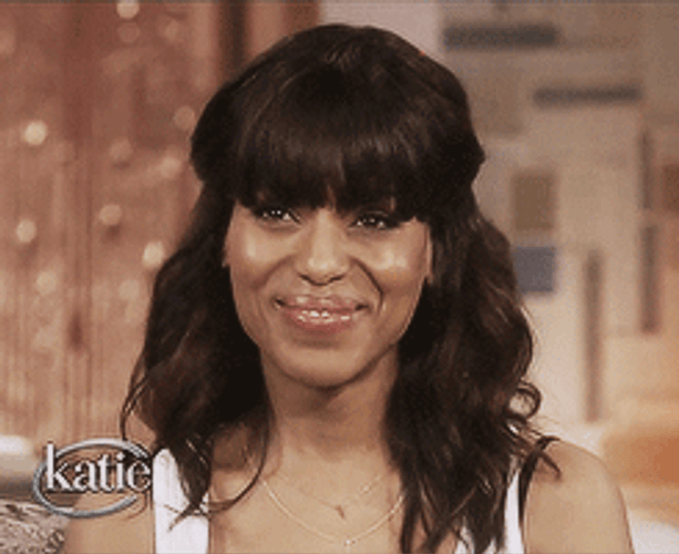 Lady With Bangs Ohhh Surprise Reaction GIF