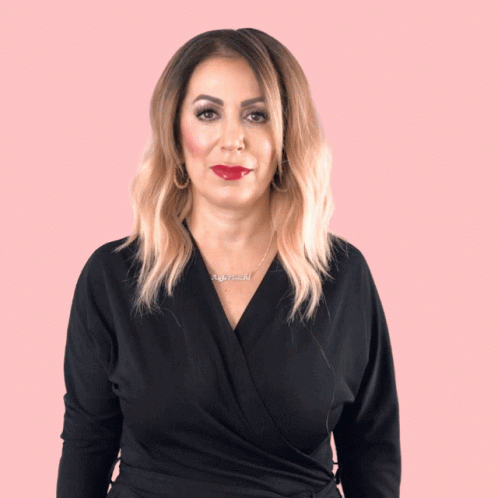 Lady With Gun Party Popper GIF