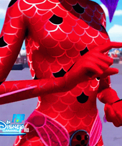 Amazing Ladybug Colorful Red Suit GIF