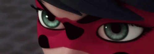 Ladybug Fierce Eyes Looking Around GIF