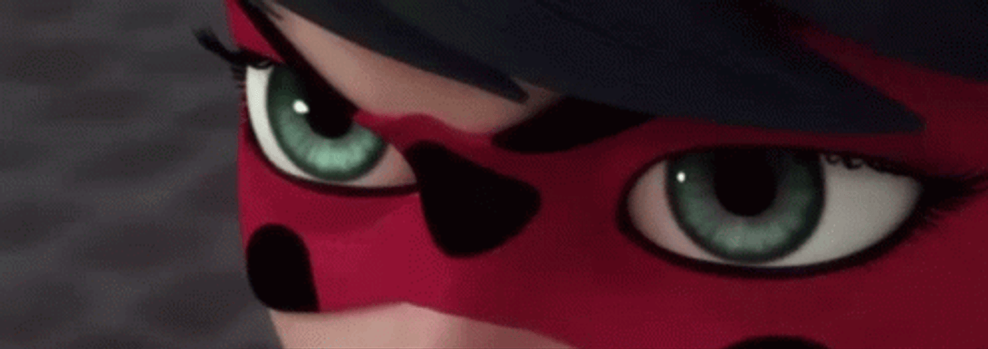 Ladybug Fierce Eyes Looking Around GIF
