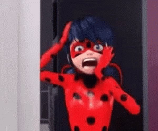 Ladybug Funny Vogue Panic Reaction GIF