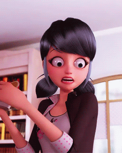 Ladybug On Duck's Beak GIF