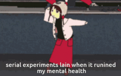 Lain Serial Experiment Mental Health GIF