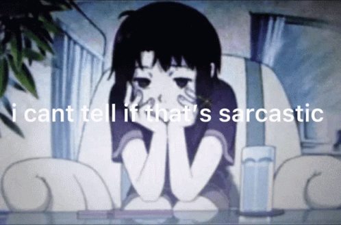 Lain Iwakura Anime Sarcastic GIF
