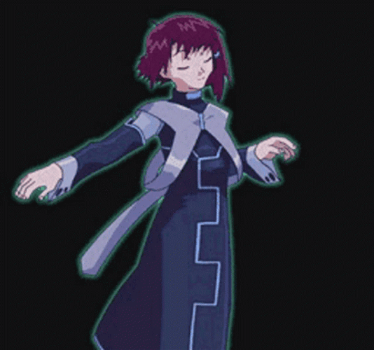 Lain Iwakura Anime Spinning Slow GIF