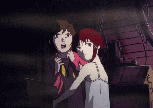 Lain Serial Experiment Anime Tentacles GIF