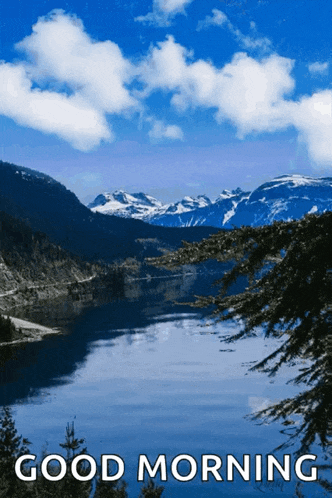 Lake Mountain Gif GIF