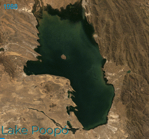 Lake Poopo Bolivia GIF