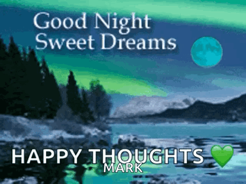 Lake With Good Night Sweet Dreams