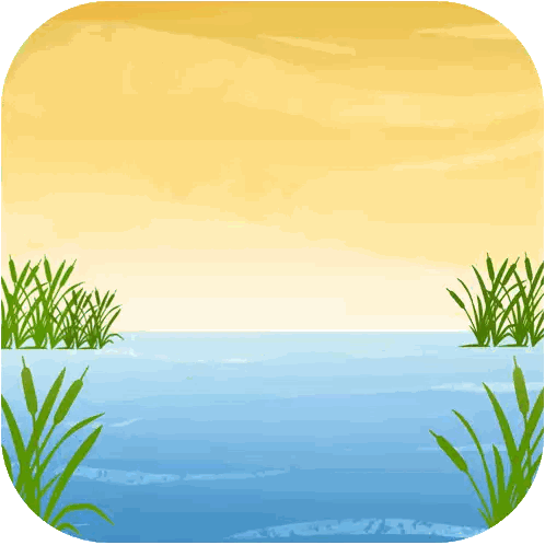 Lake with Tall Grass and Reeds