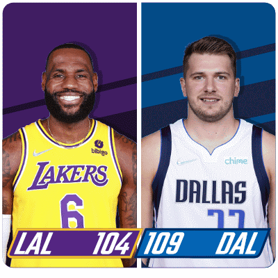 Lakers And Dallas Players GIF