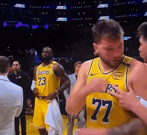 Lakers And Orlando Basketball Game GIF