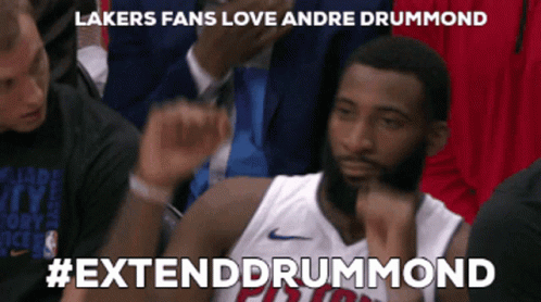 Lakers Fan Love Andre Drummond GIF