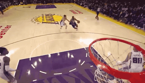 Lakers Lebron James Poster Dunk GIF