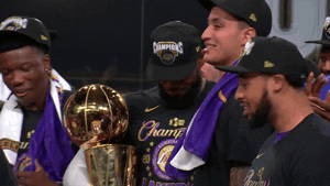 Lakers Lebron James Unbelievable Trophy GIF